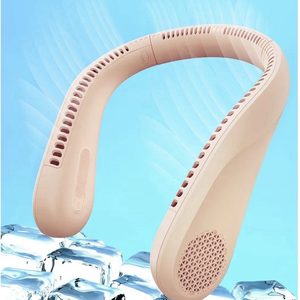 Smseler Portable Safe Bladeless Neck Fan Comfortable Wearing New Sealed, White - Picture 9 of 10